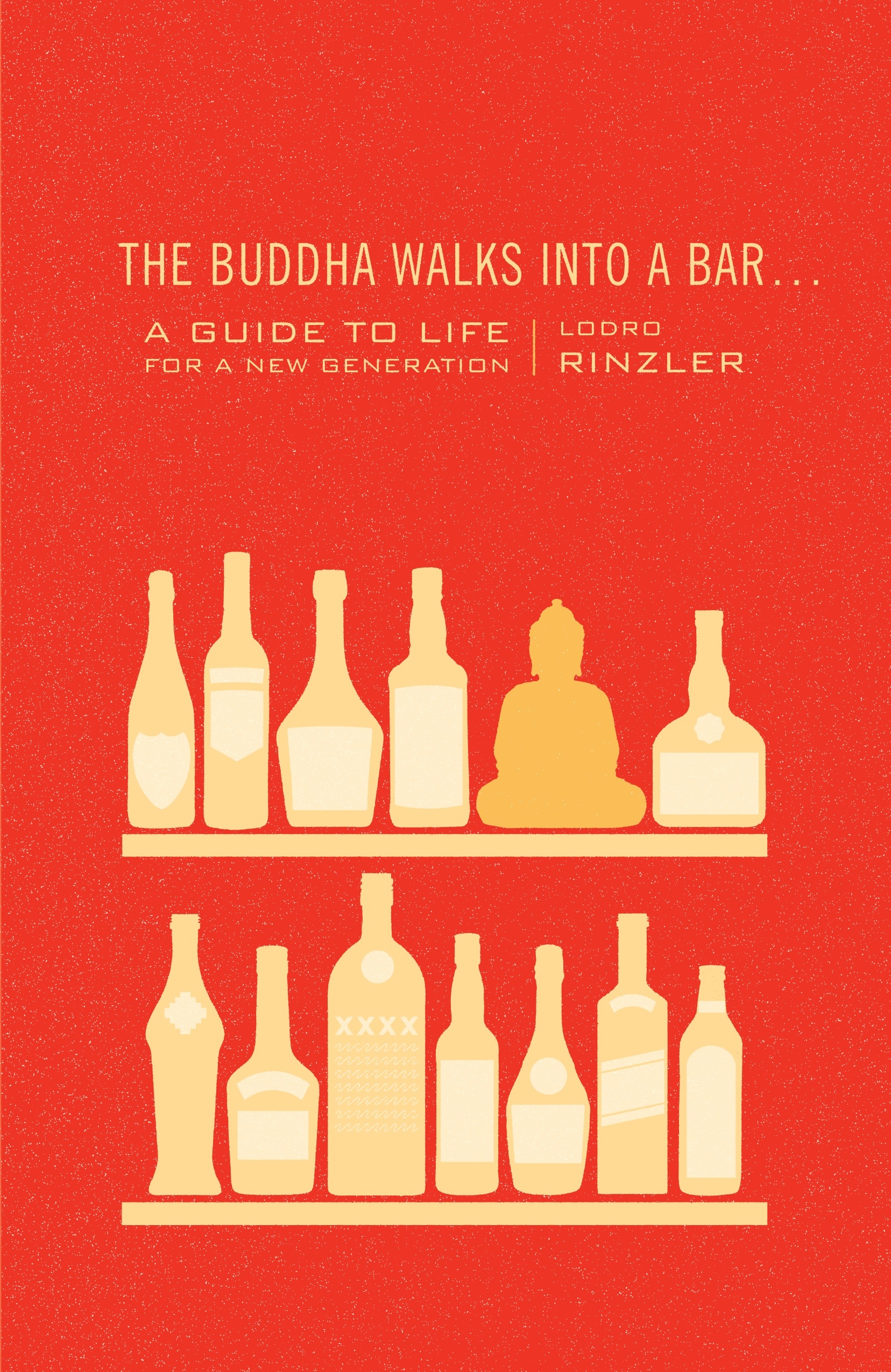 The book cover for The Buddha Walks into a Bar